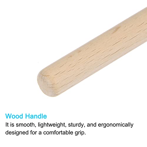 uxcell Wood Carving Knife Tools Chisels, 7mm 50# Carbon Steel Big Flat Sculpting Graver for DIY Craft Sculpture Carpenter Beginners Experts, Electroless Blackening, 2pcs - size: 7mm