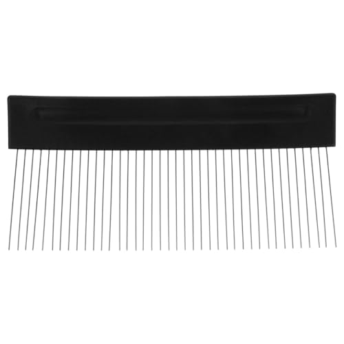 TEHAUX Stainless Steel Texture Comb - DIY Wall Scraper Tool - Paint Graining Comb For Plaster Art And Home Decoration - Pattern Maker For Textured Paint