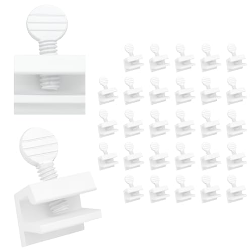 "Nuk3y Sliding Window Security Locks (White, 30 Pack)" - color: White, size: 30 Pack