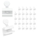 "Nuk3y Sliding Window Security Locks (White, 30 Pack)" - color: White, size: 30 Pack