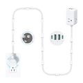 TROND Electrical Outlet Extender 360° Rotating Plug with 20W USB C, 10ft - size: 10 FT 360° Rotating Plug