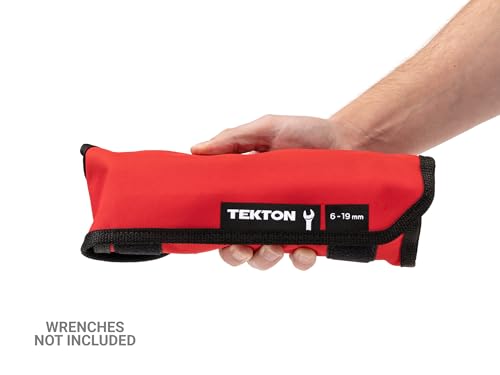 TEKTON 14-Tool Combination Wrench Roll | OTP21202 - size: 14-Tool (6-19 mm)