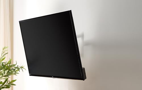 Amazon Basics Full Motion Articulating TV Wall Mount, with Swivel and Tilt, for 26" to 55" TVs and Flat Panels up to 80 Lbs, VESA Compatible, Single Stud, Black - size: 26" to 55", style: Full Motion Articulating