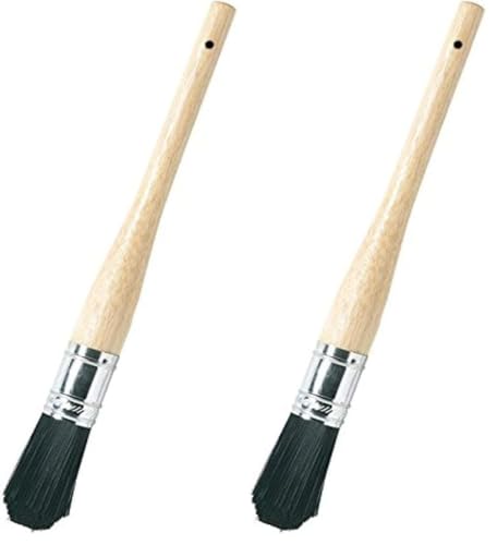 Advanced Tool Design Model ATD-8520 Wood Handle Parts Cleaning Brush, Black, 1 Count (Pack of 2) - size: 1 Count (Pack of 2)