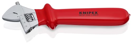 KNIPEX 98 07 250 1,000V Insulated Adjustable Wrench