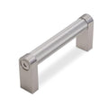 10 Pack 3 Inch(76mm) Brushed Satin Nickel Kitchen Cabinet Handles Knurled Cabinet Pulls Silver Drawer Pulls Cabinet Hardware - color: Brushed Satin Nickel, size: 3'' Hole Center(76mm)