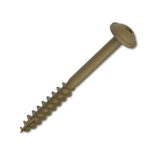 Kreg SML-C2X250-30 Protec-Kote Pocket Screws, 2-1/2 Inch #14 Coarse Thread, Maxi-Loc Head (30 Count) (Pack of 2) - size: Pack of 2