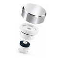 Silver Metal ASSE 1019-A Vacuum Breaker Check Valve Repair Kit, Anti-Siphon Replacement Parts, Corrosion Resistant, Chrome Plated Brass Top Cover, Plastic Body, Plunger & O-Ring, 1 Pack - color: silver metal