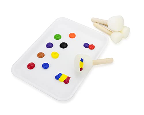 Hygloss White Foam Trays for Food & Crafts, 9 x 11 Inch, Pack of 25 - color: White, size: 9 x 11-Inch, style: 25 Pieces