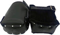 Zeluga Non-slip Kneepads with Adjustable Straps, Safety Leather Knee Pads with Dense Padding Protection, Double Thick Lining (Black) - color: Black
