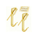 40PC 50lb Heavy Duty Picture Hangers with Nails for Drywall & Wood | Holds up to 100lbs, Easy to Install, Secure Sturdy Hold, Minimal Wall Damage, Includes Storage Case for Organization - size: 40PCS 50LB Gold