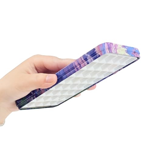 qianshan 40Pcs Empty Half Pans Watercolor Tin Palette with Magnetic Stripe - color: Sea Bloom