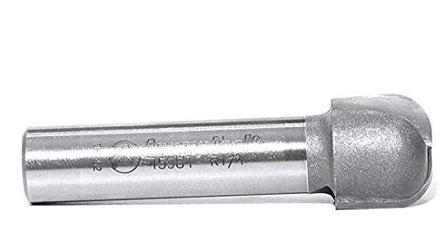 Amana Tool Bowl and Tray Plunge Router Bit, Carbide-Tipped, for Woodworking and CNC Routing, 45986, 1/4 Radius x 1-1/8 Dia x 5/8 x 1/2 Inch Shank - size: 45986 - 1/4 Radius x 1-1/8 Dia x 5/8 x 1/2