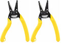 IDEAL Electrical 45-417 Premium Reflex T Stripper - 22-30 AWG solid, 24-32 AWG stranded, Wire Stripper with Plier Nose, Slide Lock, Textured Grips (Pack of 2) - size: 22-30 AWG Solid (Pack of 2)