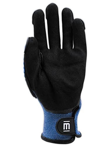 MAGID T-REX Flex Series ANSI A6 AeroDex Shell Impact Glove, 24 Pair, NitriX Coated Palm, Size 8/M, Blue, TRX685 - size: 8/M, style: 24 Pairs