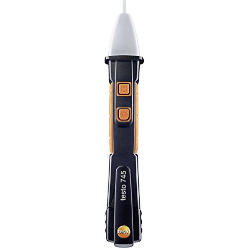 Testo 0590 7450 745 Non Contact Voltage Tester with Built in Flashlight, 1" Height, 1" Width, 6" Length, Black