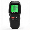 5-in-1 Stud Finder Wall Scanner with LCD Display | Electric Wire Finder, Wood and Metal Detector | High Accuracy Sensor for Cable, Stud Detection (Black)
