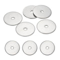 MECCANIXITY 5 Pcs M4 Stainless Steel Flat Washers Round Assortment Parts Spacers Assorted for Screws, Bolts, Plumbing, Automotive, Electrical 4.5mm ID 30mm OD 2mm Thick - size: M4, 4.5mm ID 30mm OD 2mm Thick
