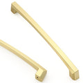 Asidrama 10 Pack 7 inch Brushed Gold Kitchen Cabinet Handles - color: Brushed Gold, size: 7" Hole Center(177mm)