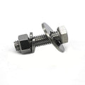 Bolt Fullerkreg 5/16-18x1 Stainless Steel Hex Head Screws Bolts - size: (10 Sets) 5/16x1"