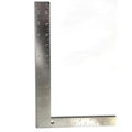 Professional 8x12 Inch Carpenter Square - Heavy-Duty Carbon Steel Framing Tool with Dual-Scale (Imperial/Metric), Rust-Resistant Right Angle Ruler for Carpentry, Roofing & Layouts - color: Silver