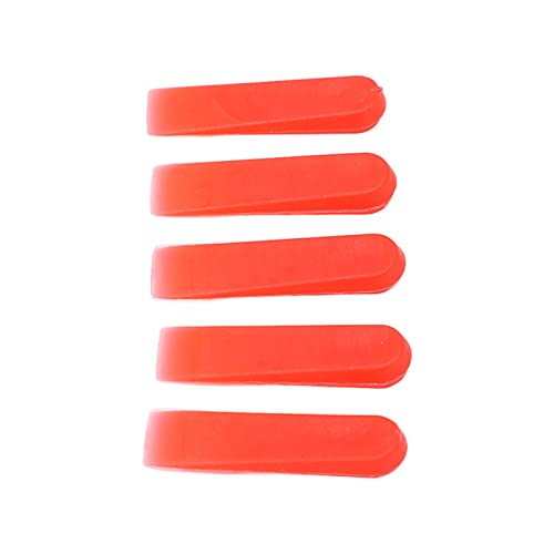 Oumefar 1000Pcs Tile Wedges, Tile Leveling Wedges 0.2inch Red Tiles Leveler Spacers for Porcelain, Ceramics, Marble and Stones Decoration