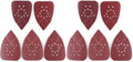 LotFancy Sanding Pads for Black and Decker Mouse Sanders, 50PCS 60 80 120 150 220 Grit Sandpaper Assortment - 12 Hole Hook and Loop Palm Detail Sander Sanding Sheets Sand Paper (Pack of 2) - size: 60/80/120/150/220 Grit (Pack of 2)