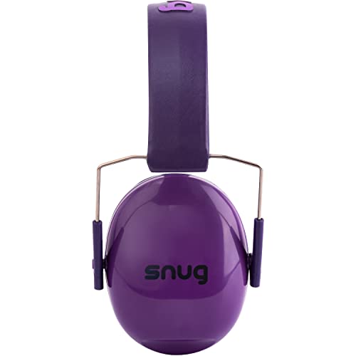 Snug Kids Earmuffs – Noise Reduction for Toddlers & Children – Adjustable, Lightweight, Foldable, Soft & Comfortable - color: Purple New
