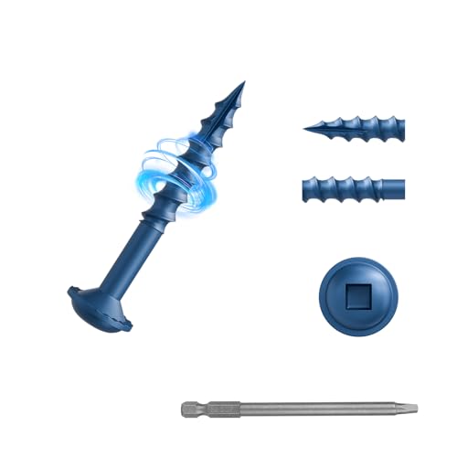 Kryonix Pocket Hole Screws #8 x 1-1/4 Inch, 600PCS Exterior Pocket Screws - size: #8 x 1-1/4"