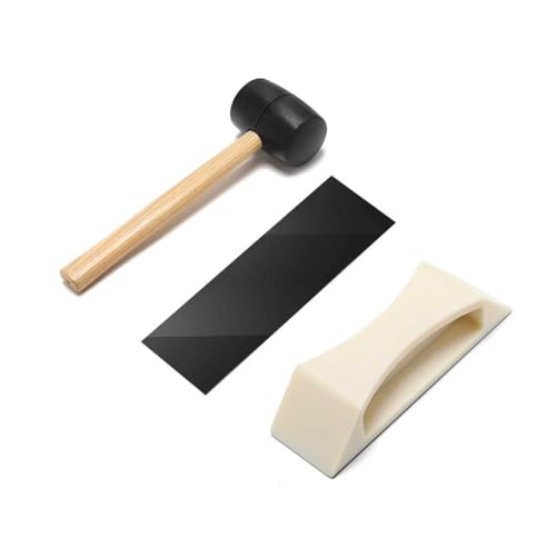Floor Gap Fixer Tool – Easy Plank Grabber with Mallet & Washable Pads, Quick Flooring Tools for Laminate, Vinyl & Hardwood Repair at Home-White - color: White