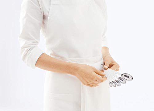 Cuisipro Stainless Steel Measuring Spoon Set Silver, Standard