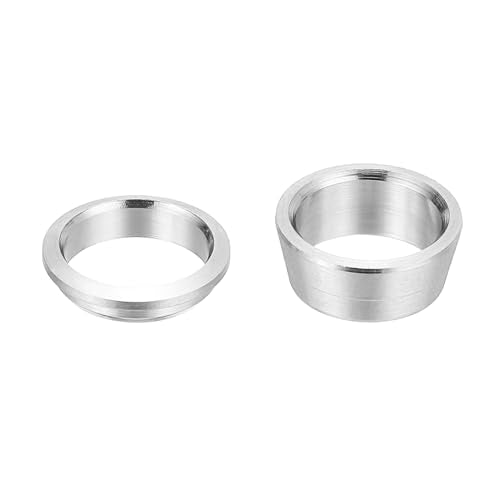 PATIKIL 3/8" Tube OD 304 Stainless Steel Compression Tube Fitting Sleeve, 20 Pack Double Ferrule Ring Tubing Fitting Assortment Kit, Silver - size: 3/8 Inch