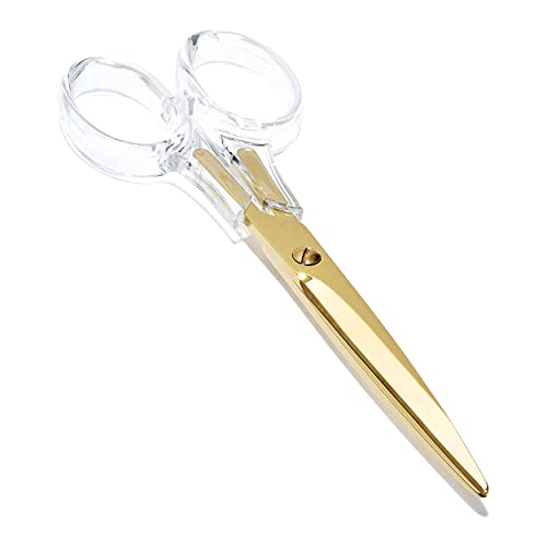 OfficeGoods 3-Piece Acrylic Desk Set, Clear with Gold Metal - color: Gold