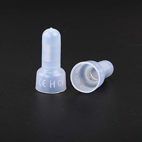 Nilight 300PCS Nylon Closed End Crimp Cap Electrical Terminal - color: 300Pcs Closed End Crimp Terminal
