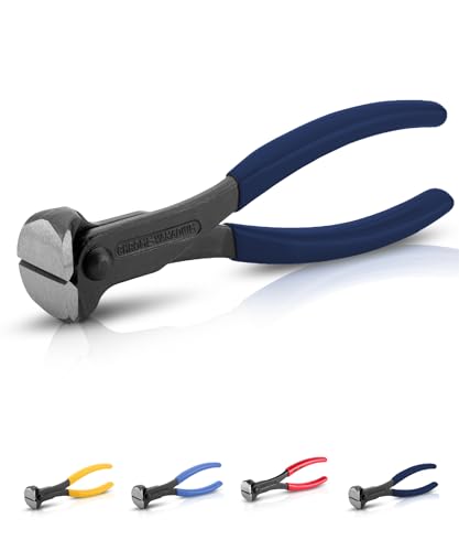 Bates- Nail Puller, Navy Blue, Nail Remover Tool, Cutting Pliers, Carpenter Tools, Staple Puller, Nail Puller Tool, End Cutting Pliers, Nail Pliers, Nail Pulling, Nail Puller Pliers, Nippers Tool - color: Navy Blue, size: 7", 1 Pack
