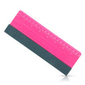 Wallpaper Smoothing Tool, Professional Vinyl Squeegee with Ruler | Felt Squeegee for Vinyl Decals Sticker Paper Wallpaper Window Film Tools (Pink, 8inch) - size: 8inch
