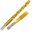 1/2"-13 UNC Tap and 27/64" Drill Bit Set,M2 HSS Threading Drill and Tap Set - size: 1/2"-13 UNC Tap & 27/64" Drill