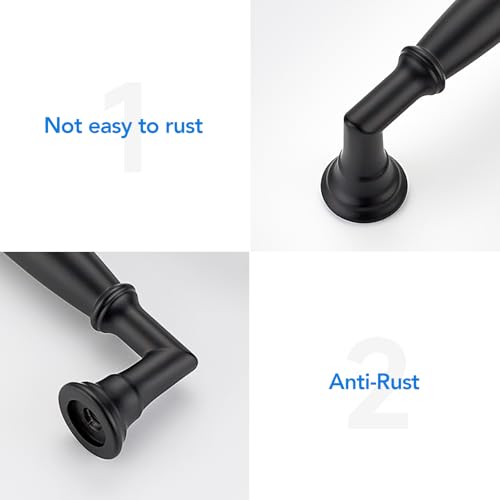 HOME EDIT Matte Black Cabinet Handles 3-1/2 Inch Pulls 20 Pack - color: Matte Black, size: 3-1/2 inches Hole Center