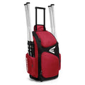 Easton | TRAVELER STAND-UP Wheeled Equipment Bag | Baseball & Softball | Multiple Colors - color: Red