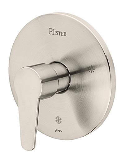 Pfister Pfirst Modern Single Handle Shower Faucet Valve Trim Kit R89040K - color: Brushed Nickel, size: 1 Pack