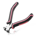 Mini End Cutting Pliers 4 Inches Flush Cut Pliers for Jewelry Making Nail Puller Tool for Carpenter Mini End Nippers for Zipper Install Stops Repair, Pink Tool for Women - style: End Cutting Pliers