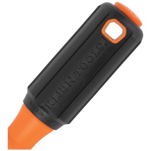 Klein Tools 85076INS Insulated Screwdriver Set, Made in USA, features 1000V Electricial Screwdrivers, (3) Phillips and (2) Slotted and Square Tips, 6-Piece - size: 6-Piece Set