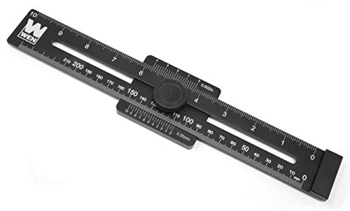WEN ME251R 10-Inch Aluminum Offset Marking Gauge and Layout Tool with Laser-Etched Scale - style: Offset Marking Gauge
