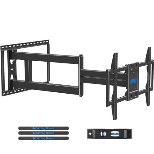 Mounting Dream Long Arm TV Wall Mount Full Motion TV Mount for 42-94" TVs - size: For 42" to 94" TVs, 24" Studs