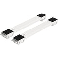 Ronlap Furniture Washing Machine Dolly Extendable Appliance Rollers, White - color: White