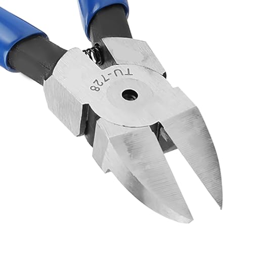 8inch Blue Diagonal Flush Wire Cutting Pliers Side Cutters Pliers Dikes Wire Cutters for Clean Cut and Cutting Needs (1)