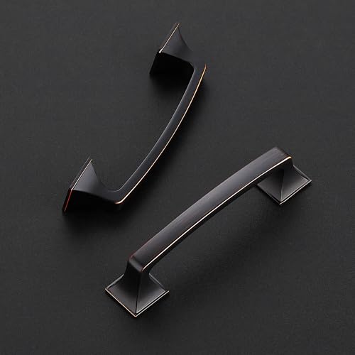30 Pack Kitchen Cabinet Handles 3-3/4 Inch Oil Rubbed Bronze Cabinet Pulls - color: Oil Rubbed Bronze, size: 3-3/4 Inch Hole Centers