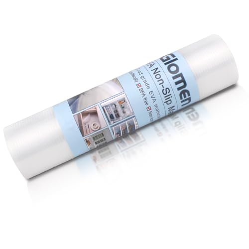 Shelf Liner, Non-Slip Cabinet Liner, Washable Oil-Proof for Kitchen Cabinet, Shelves, Refrigerator, Storage, Desks, 14 Inches x 20 FT, Non Adhesive Drawers Liner… (14 Inches x 20 FT) - size: 14"W x 240"L