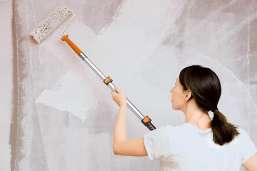 1.5-3 ft Long Paint Roller Extension Pole, Multi-Purpose Telescopic Handle - size: 3 feet