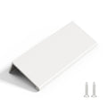Rergy 10 Pack 3" Cabinet Pulls White Finger Pulls for Cabinets - color: White, size: Hole Center: 3in(76mm)